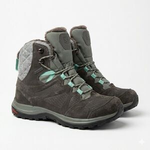Salomon Ellipse Gore Tex Winter Hiking Boots Womens 7 Grey Waterproof Gorpcore